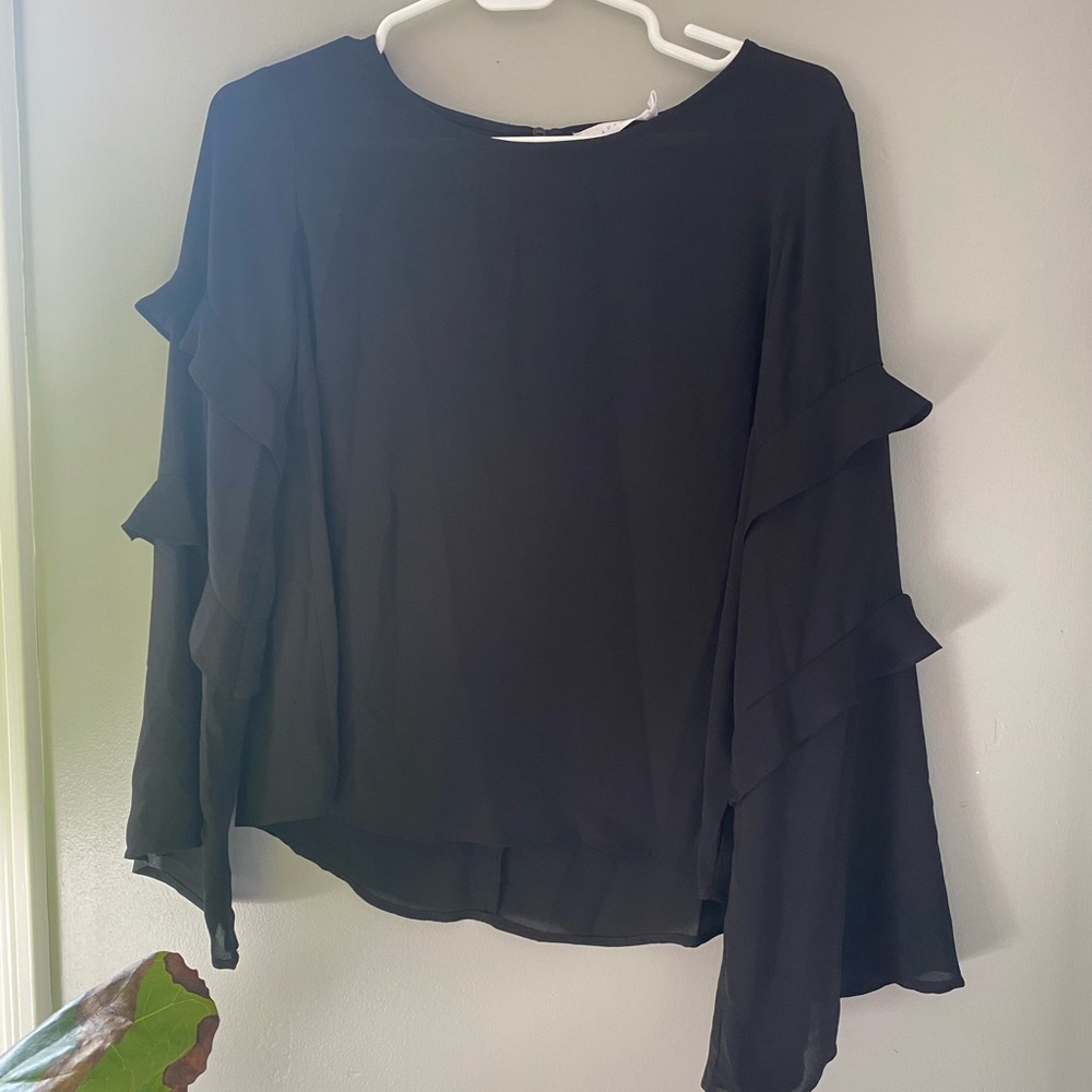 NWT Black Lush Blouse